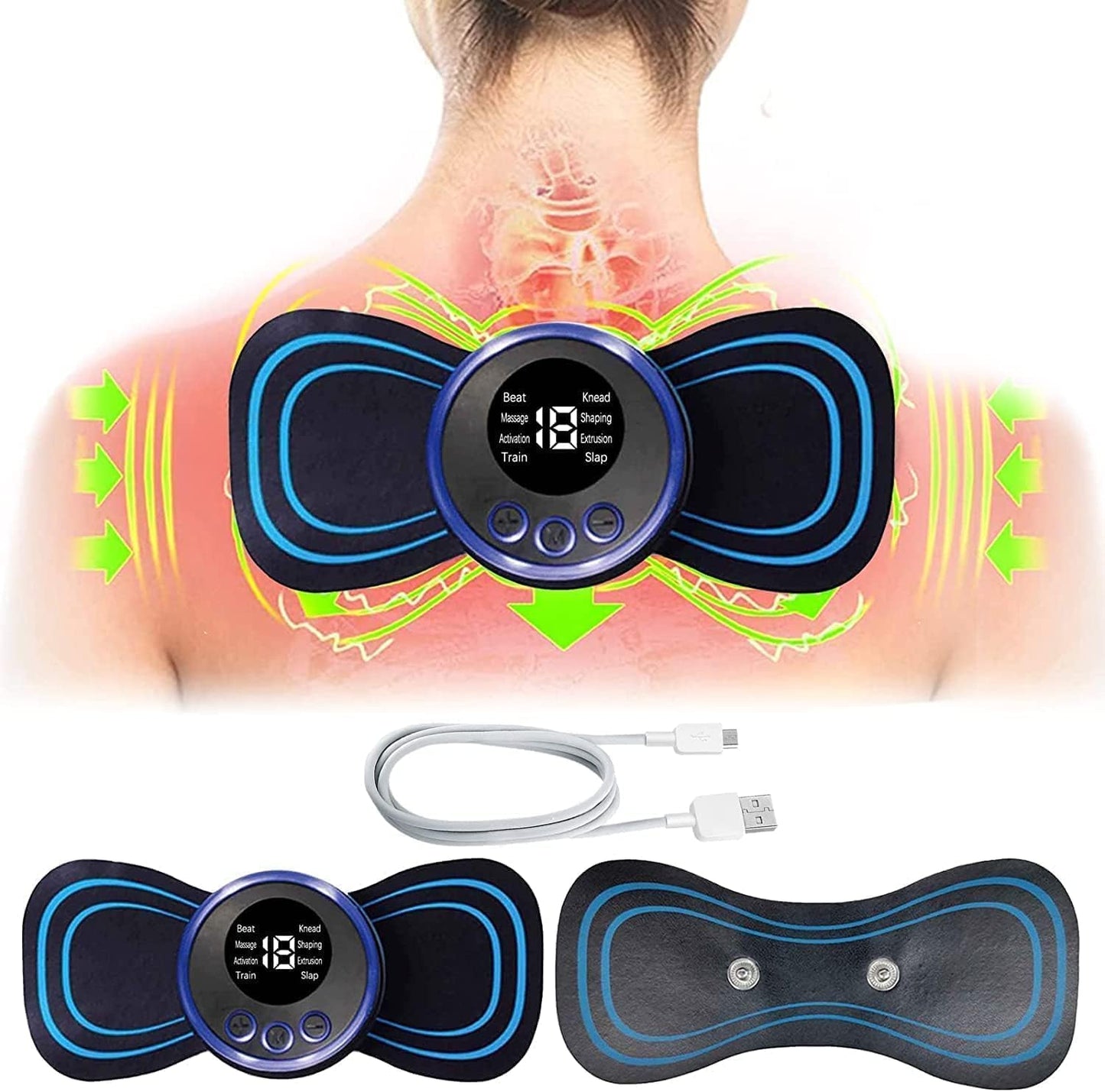 Mini Body Massager Machine for Pain Relief Portable